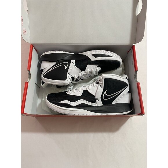 New Mens Size 10 White Black Nike Kyrie Infinity TB Basketball Shoes DO9616 002